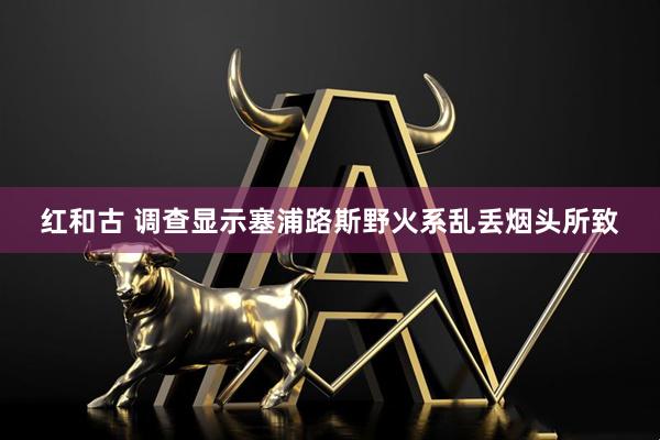 红和古 调查显示塞浦路斯野火系乱丢烟头所致